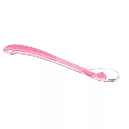 Babyono BABY’S SMILE puha szilikon kanál babáknak - pink