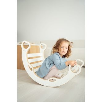   tupti.wood montessori billegő hinta (fehér) - "L" méret