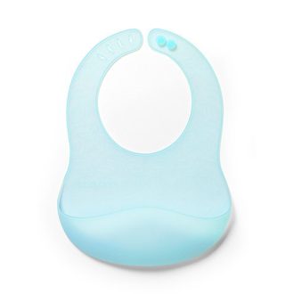 BabyOno ultra vékony szilikon előke – kék