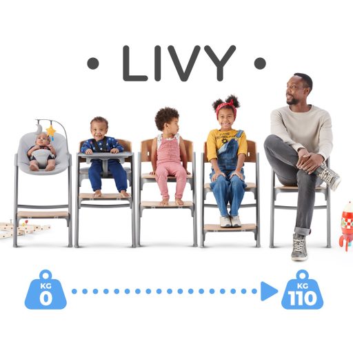 Kinderkraft LIVY etetőszék - 3in1 - ZÖLD