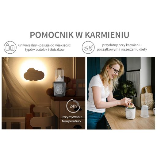 6 az 1-ben cumisüveg melegítő és sterilizáló