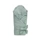 Muszlin babapólya fodorral 90x90cm - khaki