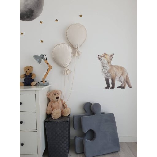 3D fali lufis dekoráció - ekrü/világos bézs 