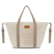 Utazó táska/Mommy bag - velvet - bézs