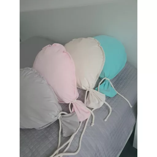 3D fali lufis dekoráció - babarózsaszín