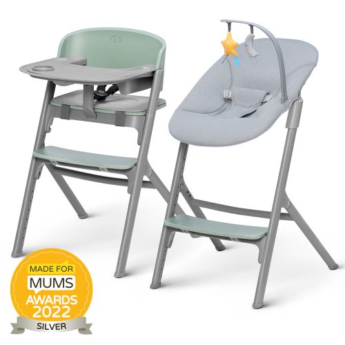 Kinderkraft Livy 4in1 multifunkcionális etetőszék + pihenőszék - ZÖLD