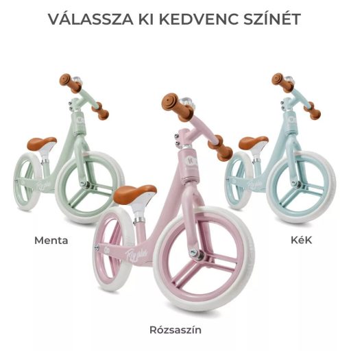 Kinderkraft Fly Plus futóbicikli-Rózsaszín