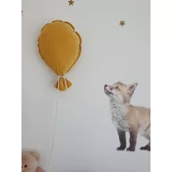 3D fali lufis dekoráció - mustár