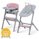 Kinderkraft Livy 4in1 multifunkcionális etetőszék + pihenőszék - PINK
