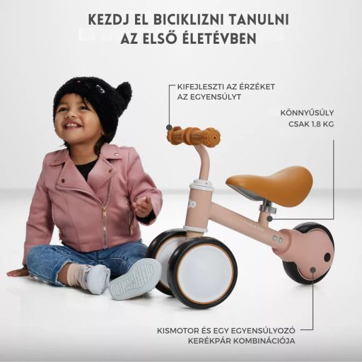 Kinderkraft Cutie futóbicikli-Pink