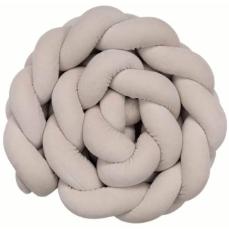 Fonott rácsvédő - ultra soft velúr - bézs - 230cm