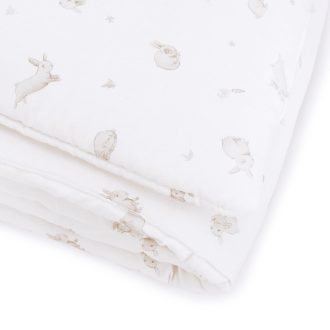 Pamut ágyneműszett töltettel "Nyuszi"