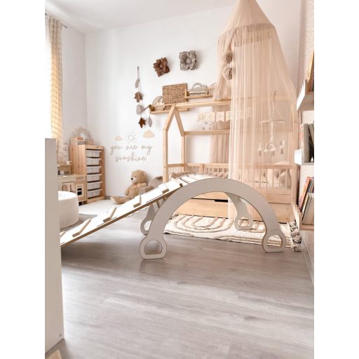 tupti.wood XXL Montessori hinta + Óriás csúszda&létra