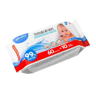 Nedves törlőkendő (70 db)