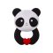 A0055 – Szilikon rágóka – Panda