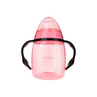 AKUKU Csőrös itatópohár 280 ml – Rózsaszín