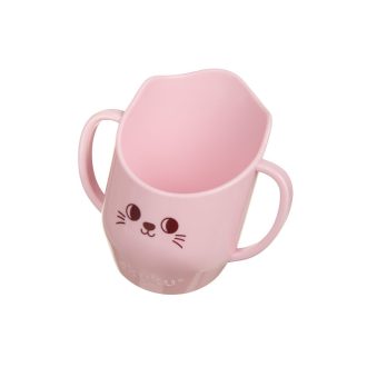 AKUKU Döntött ivópohár – Rózsaszín