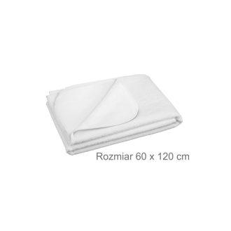   A1284 – Vízálló frottír ágyvédő 60×120 cm – Fehér