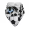 Baba bandana előke (1 db), patentos – Focis