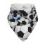 Baba bandana előke (1 db), patentos – Focis
