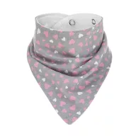 Baba bandana előke/nyálkendő (1 db), patentos – Szíves