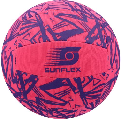 Rózsaszín neoprén strandlabda  15 cm-es Sunflex