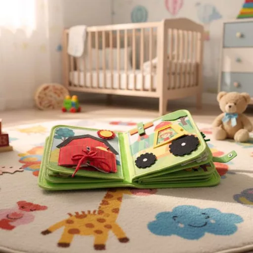 Farmos Montessori foglalkoztató könyv – filc elemekkel és tépőzárral